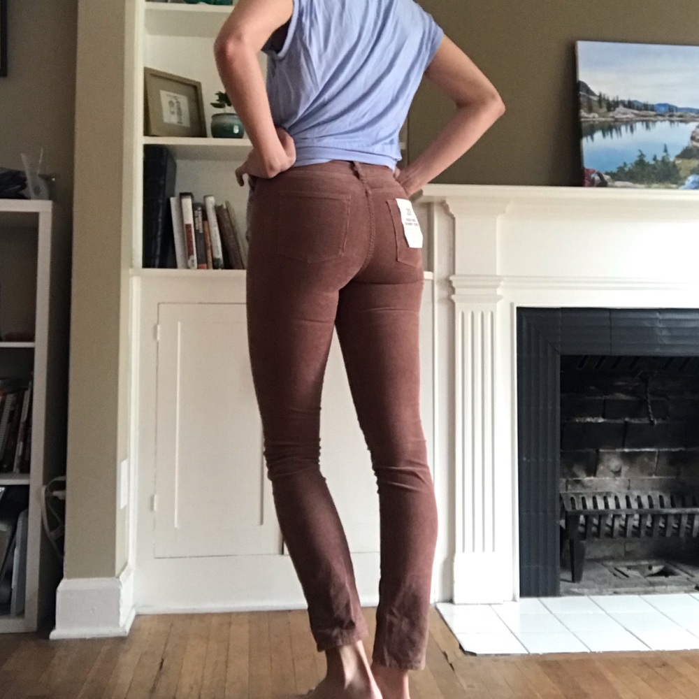 NWT J.Crew High Rise Skinny Cord
